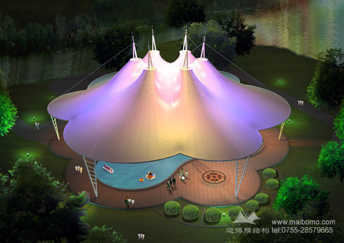 銀川市奧特萊斯廣場膜結構項目