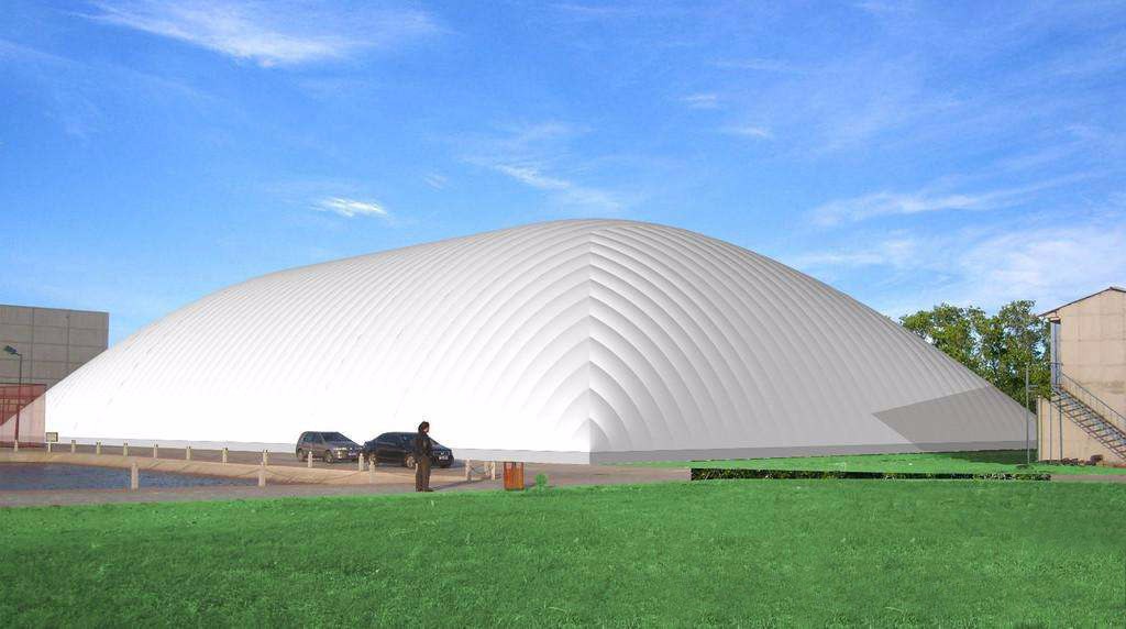 充氣膜羽毛球館