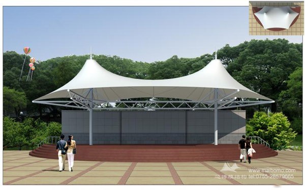 廣場主席臺膜結(jié)構(gòu)