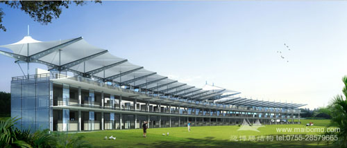 高爾夫發(fā)球臺(tái)膜結(jié)構(gòu)一